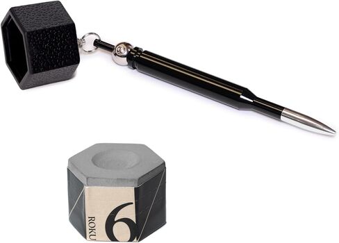 Kamui ROKU Pool cue Billiard Chalk - Slate - with Bullet Chalk Holder in Saudi Arabia