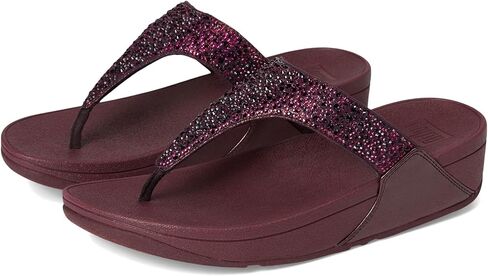 FITFLOP LULU LULU CRYSTAL MIX TOE-POST SANDGE WEDGE in Kuwait
