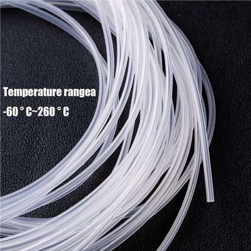 Rubber Hollow Tubes,1 piece Small Capillary Transparent Tube 10M, Thin Soft Silicone Tube for Home Laboratories(0.5X1mm)(5X6mm) in Kuwait