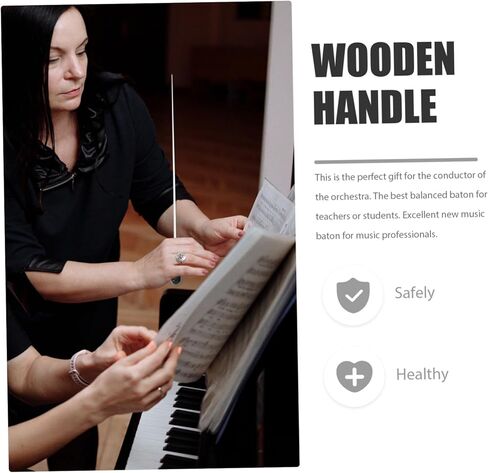 VANZACK 2pcs Resin Show Performance for Orchestra Concert Lightweight Conductor Accessory Design Durable and Flexible Music Instrument in Saudi Arabia