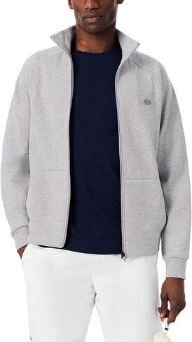 Lacoste Men's Double Face Jersey Zipped Sweatshirt in Saudi Arabia
