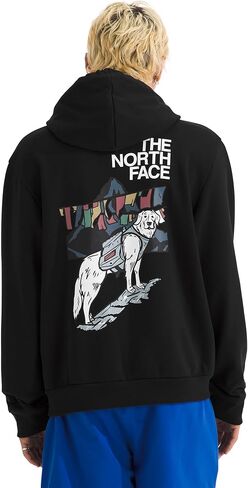 سترة بغطاء للرأس Sunlit Summit للرجال من The North Face - بلوفر كاجوال بتصميمات جرافيكية جريئة، وجيب يد الكنغر in Saudi Arabia
