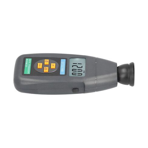 مقياس سرعة الدوران الكهروضوئي الرقمي ستروبوسكوب DT2239B، مقياس ثورة غير فلاش، أدوات كهربائية محمولة مع شاشة LCD بإضاءة خلفية لقياس السرعة in Kuwait