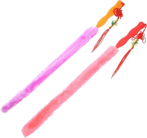 Professional Guzheng Cleaning Brush Long Handle Rabbit Hair Instrument Brush for Guqin Maintenance Random Color in Saudi Arabia