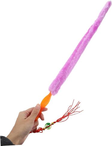 Professional Guzheng Cleaning Brush Long Handle Rabbit Hair Instrument Brush for Guqin Maintenance Random Color in Saudi Arabia
