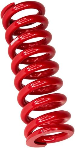 RockShox Metric Coil Spring - 174mm Length, 67.5-75mm Travel, 550 lb, Electric Red in Saudi Arabia