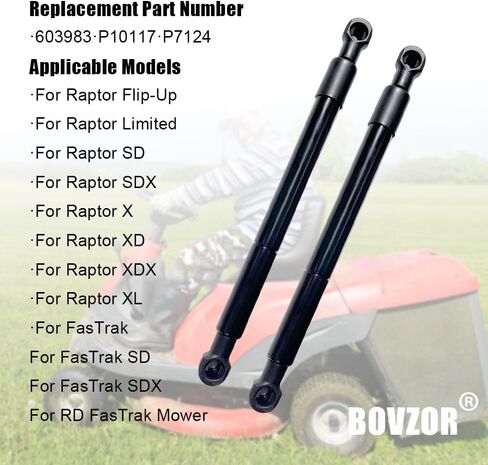 Compatible with Hustler Raptor Flip-Up SD SDX Limited and FasTrak Series, Steering Damper Lever Return Module Replaces 603983 P10117 P7124 Components (2-Pack) in Kuwait