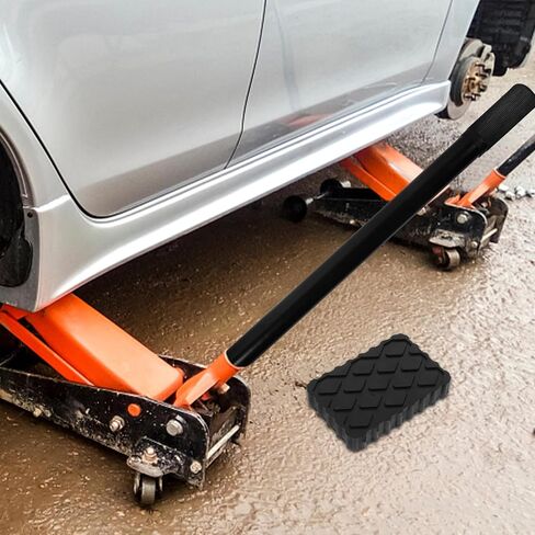 2Pcs Rv Jack Blocks Non-Slip Rubber Anti-Vibration Floor Jack Pads for Car Lift Trailer Stabilizer Camper Stand Pads 4.72X3.14X0.90In in Saudi Arabia