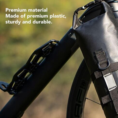 Bike Water Bottle Holder, 2 Pack Bike Front Fork Cage Multifunctional Water Bottle Cage for Outdoor Cycling, 9.1x3.5in in Saudi Arabia