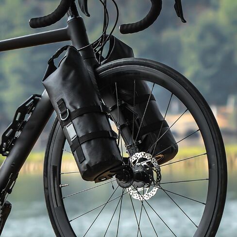 Bike Water Bottle Holder, 2 Pack Bike Front Fork Cage Multifunctional Water Bottle Cage for Outdoor Cycling, 9.1x3.5in in Saudi Arabia