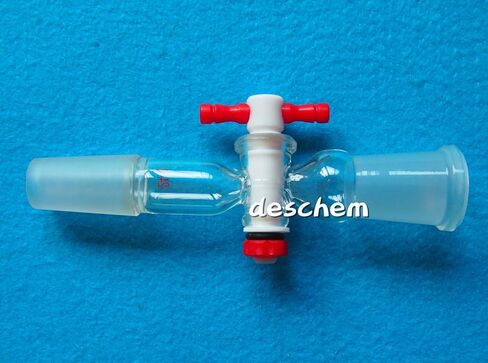 24/40، محول زجاجي، مع مخروط أرضي وقضيب، محبس PTFE، صمام مختبر in Saudi Arabia