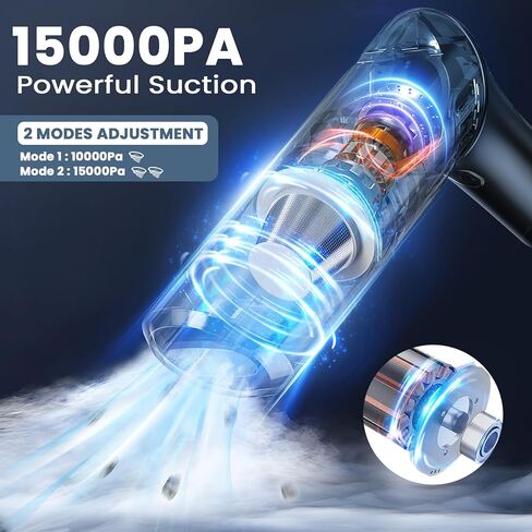 Handheld Vacuum Cleaner Cordless - Mini Car Vacuum Cleaner Rechargeable for Car XSL3.13Vacuum-US-042 in Saudi Arabia