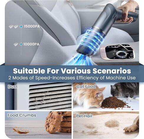 Handheld Vacuum Cleaner Cordless - Mini Car Vacuum Cleaner Rechargeable for Car XSL3.13Vacuum-US-042 in Saudi Arabia
