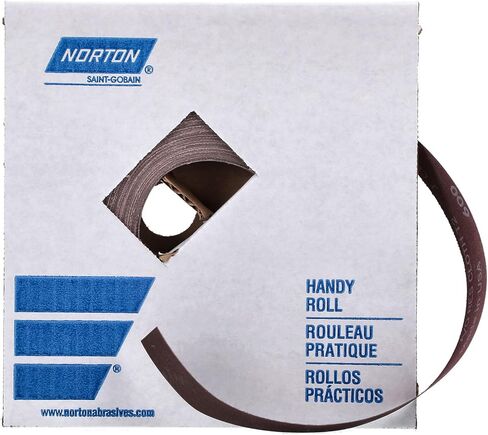 Norton 600 Grit 1-1/2" Width 50 Yard Length Aluminum Oxide Shop Roll in Saudi Arabia