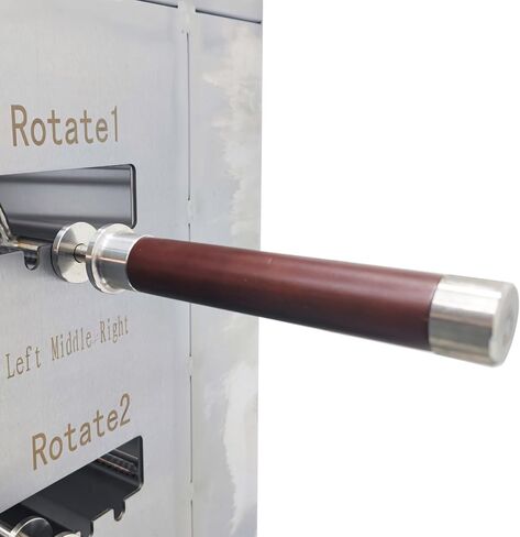 Electric Chicken Roaster Commercial Use Fully Automatic Rotating Chicken Roaster with Two Rollers 122°F - 572°F Automatic Rotation 220V in Saudi Arabia