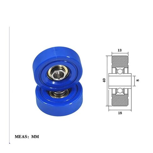 Polyurethane PUFL60840-13W18 Fluent Pulley Non-Standard 608 Rubberized Bearing in Saudi Arabia