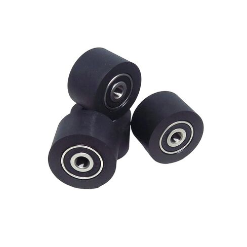 1 Piece 30mm Polyurethane Coated Roller with Double 626RS Bearings 6x30x20mm PUT62630-20 mask Machine Soft Rubber Guide Wheel in Saudi Arabia