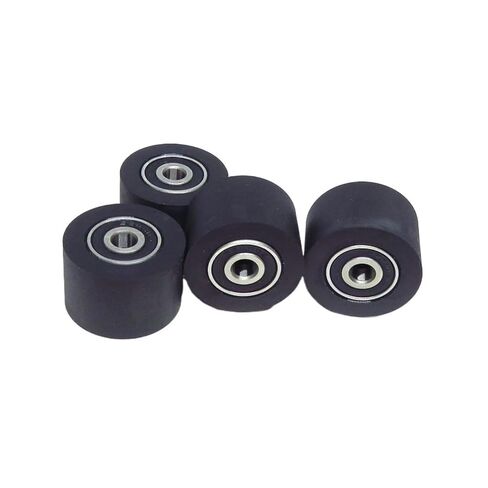 1 Piece 30mm Polyurethane Coated Roller with Double 626RS Bearings 6x30x20mm PUT62630-20 mask Machine Soft Rubber Guide Wheel in Saudi Arabia