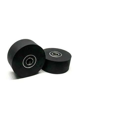 1 Piece 8x45x20 Double Bearing Polyurethane Guide Pulley PUT69845-20 Outer Diameter 45mm Rubber Coated Roller 8 * 45 20 PU(6x30x30mm) in Saudi Arabia