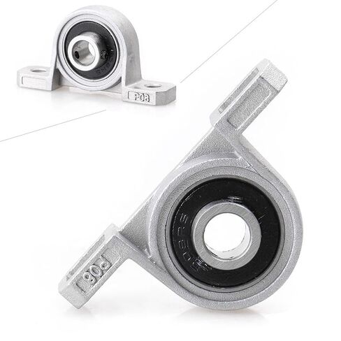 SIKUAI 55 * 28 * 13mm KP08 Flange Mounted Ball Bearing Housing Self-Aligning Block Cast Pillow New Zine Alloy 1Pc in Saudi Arabia