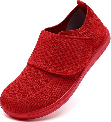 Diabetic Shoes for Women Wide Toe Box Adjustable Slip On Orthopedic Sneakers Zapatos para Diabéticos Mujer Comfortable Walking Women Shoes for Swollen Feet in Kuwait