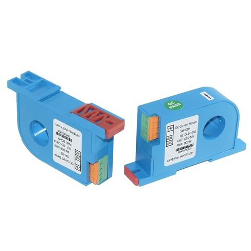 1PCS Current Transmitter Measuring DC0-1000A Hall Current Sensor 4-20mA 0-5V 10V 22mm Perforator Current Transducer(Output 0-5V,AC0-380A_Hole 22MM_DC12V) in Saudi Arabia