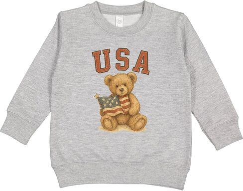 inktastic وطني USA Teddy Bear مع قميص Swefshirt العلم الأمريكي in Kuwait