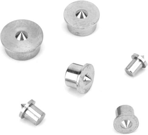 Pssopp Dowel Center, Stainless Steel Dowel Marker, Wood Working Drill Bit Alignment Tool, 4MM to 12MM for Accurate Joint Positioning in Saudi Arabia