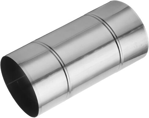 أنبوب موقد PATIKIL مقاس 8 × 19 سم، 4 قطع من الفولاذ المقاوم للصدأ سميك وطويل مستقيم خيمة موقد مدخنة أنبوب مداخن تمديد للتخييم موقد تنفيس سخان المياه عادم الدخان in Saudi Arabia