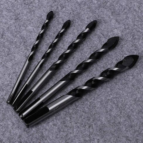 Restokki Ceramic Tile Center Drill Bit Set High Speed Steel Hole Drilling Tool DIY Wall, 5pcs in Saudi Arabia