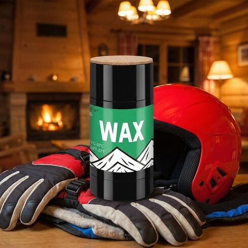 Rub On Ski and Snowboard Wax, 80G with 2 Cork Applicators, Universal Temperature, Portable Cross-Country in Kuwait