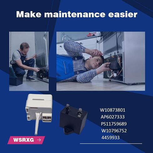 W10350564 2683570 مكثف ضاغط الثلاجة ، استبدال 2 حزمة ، بداية مستقرة وأداء طويل الأمد in Kuwait