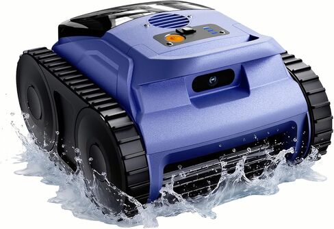 [إصدار 2026] مكنسة حمام السباحة الروبوتية الأوتوماتيكية لحمامات السباحة الداخلية وفوق الأرض، مكنسة كهربائية لتسلق الجدران، تنظف الأرضيات والجدران وخط الماء والصرف والمصفاة حتى 2150 مترًا مربعًا. قدم، 190 دقيقة in Kuwait