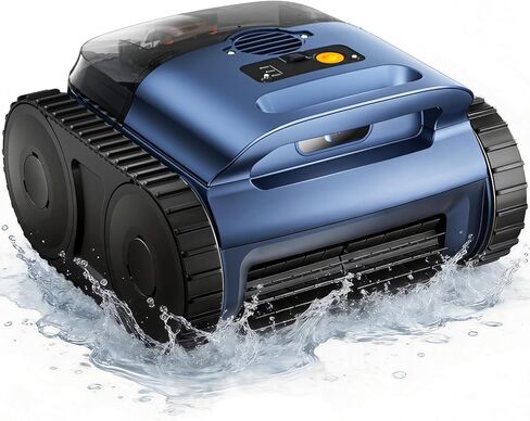 [2026 Release] Automatic Robotic Pool Vacuum for Inground & Above Ground Pools, Wall Climbing Pool Vacuum Cleaner, Cleans Floor, Walls, Waterline, Drain & Skimmer up to 2150 Sq. Ft., 190 Min in Saudi Arabia