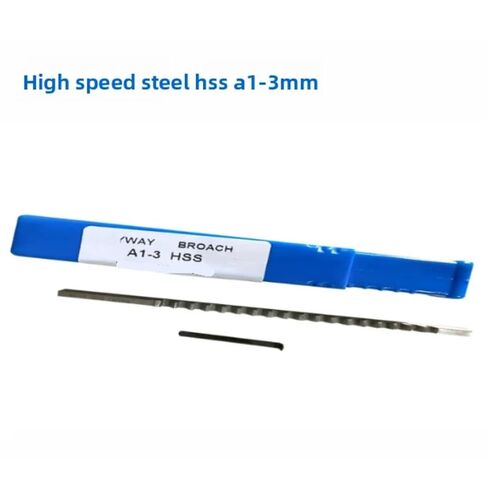 1PC 3mm Push-Type Keyway Broach A1 Metric Size HSS Keyway Cutting Tool Knife for CNC Router Metalworking(6 * 30mm) in Saudi Arabia