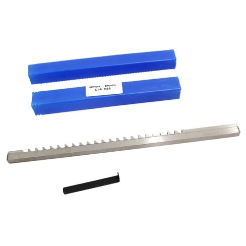 1 قطعة 5 مللي متر Keyway Broach C1 حجم متري من نوع الدفع مع أداة قطع الرقائق HSS Broach لآلة CNC in Kuwait