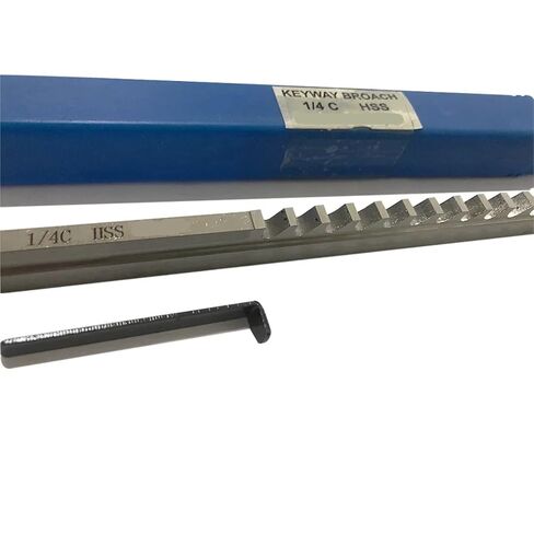 1 قطعة 1/4 C دفع من نوع Keyway Broach بوصة حجم HSS Broach قطع القاطع ماكينة بتحكم رقمي بالكمبيوتر أداة in Kuwait