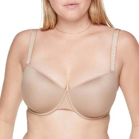 ThirdLove Classic T-Shirt Bra That Molds to Your Shape with No-Show Lines, Comfortable Underwire Support, Bras for Women Taupe in Kuwait
