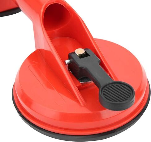 Jeanoko Double Suction Cup Sturdy Red Glass Puller for Glass & Doors 4.5" Red Plastic Extractor for Home Use in Kuwait
