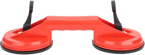 Jeanoko Double Suction Cup Sturdy Red Glass Puller for Glass & Doors 4.5" Red Plastic Extractor for Home Use in Kuwait