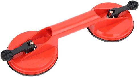 Jeanoko Double Suction Cup Sturdy Red Glass Puller for Glass & Doors 4.5" Red Plastic Extractor for Home Use in Kuwait