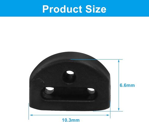 Zorfeter 12 قطعة من ربطات جيتار سوداء BridgeBeads، 3 فتحات جيتار BridgeBeads للجيتار الصوتي الكلاسيكي والجيتار من النايلون in Saudi Arabia