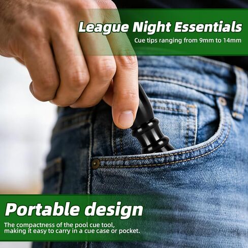 طقم أدوات إصلاح ملحقات عصا البلياردو 3 في 1 لحوض السباحة، تعزيز اللعبة مع المشكل/الأداة/جهاز التهوية، هدايا عملية للأزواج، أفضل الأصدقاء، متوفر باللون الأسود والأحمر in Kuwait