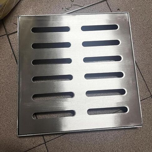 Heavy Duty Stainless Steel Drain Grate - Durable Floor Cover for Efficient Water Drainage in Indoor & Outdoor Spaces, Rust-Resistant & Easy to Clean in Saudi Arabia