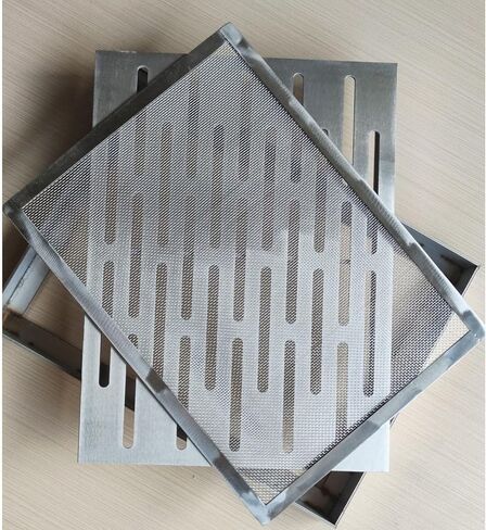 Heavy Duty Stainless Steel Drain Grate Cover 40x60cm - Durable Metal Mesh Strainer for Outdoor Sewer Drainage, Rainwater Well & Trench - Ideal for Catch Basin & Channel in Kuwait