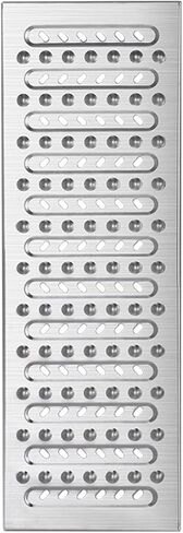304 Stainless Steel Channel Drain Grate with Non-Skid Dots, Durable Trench Drain Cover for Outdoor Catch Basin, Garage, Driveway, Yard, and Garden Sewer Floor Drain (58x35x2.5CM) in Saudi Arabia