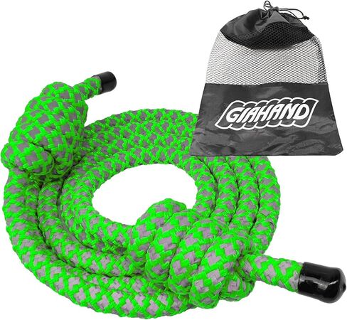 حبل القفز ثقيل الوزن للرجال والنساء، حبل تدفق احترافي للياقة البدنية، كروس فيت، HIIT، الملاكمة، حبل تمرين ليلي متوهج، صالة ألعاب رياضية قابلة للتعديل وممارسة التمارين الداخلية والخارجية in Kuwait