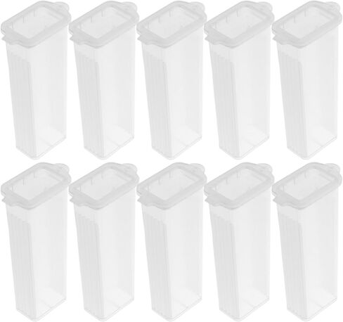 Ciieeo 50pcs Plastic Slide Staining Jars with 5-slot Narrow Rack, Coplin Staining Jar Set for Laboratory Slide Holder and Sample Processing in Medical and Research Labs in Saudi Arabia