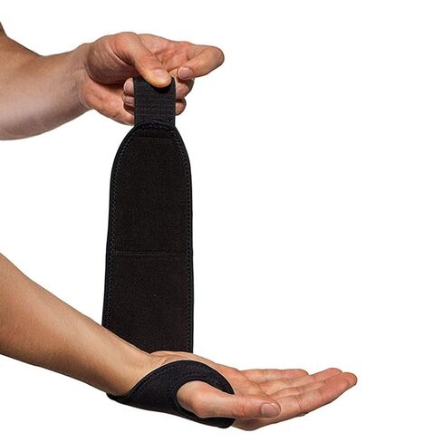 2Pcs Adjustable Weightlifting Wrist Wraps Black Breathable Sports Wrist Brace for Gym Tennis Basketball Support in Saudi Arabia