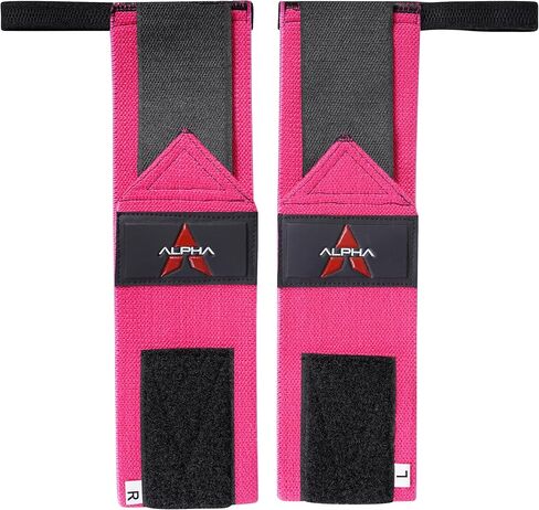 AlphaSports Alpha Sports Wrist Wraps for Weightlifting,Gym Exercise,Adjustable,Durable for Crossfit,Powerlifting, Bodybuilding, and Fitness Workouts,Enhanced Stability for Lifting,Training in Saudi Arabia